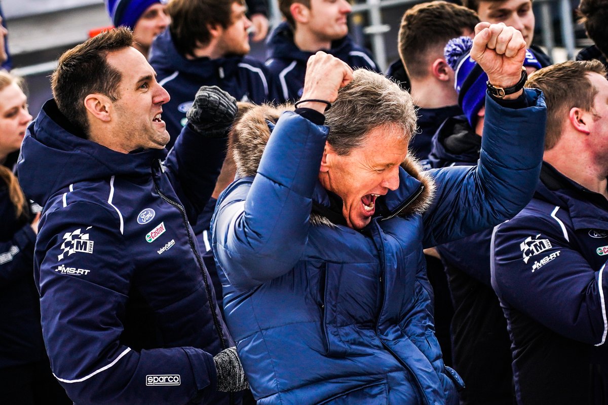 An emotional Malcolm Wilson celebrates M-Sport's first win since Monte Carlo 2022