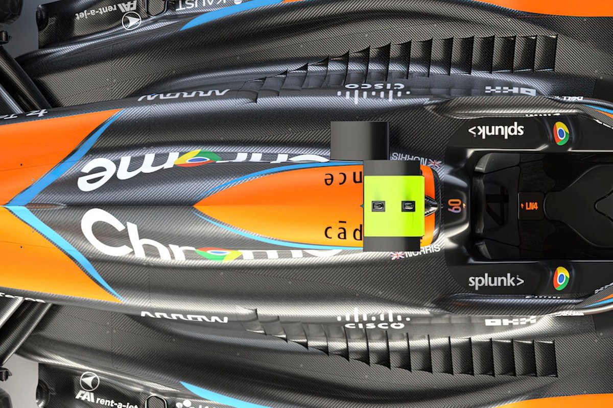 McLaren MCL60, detail top view