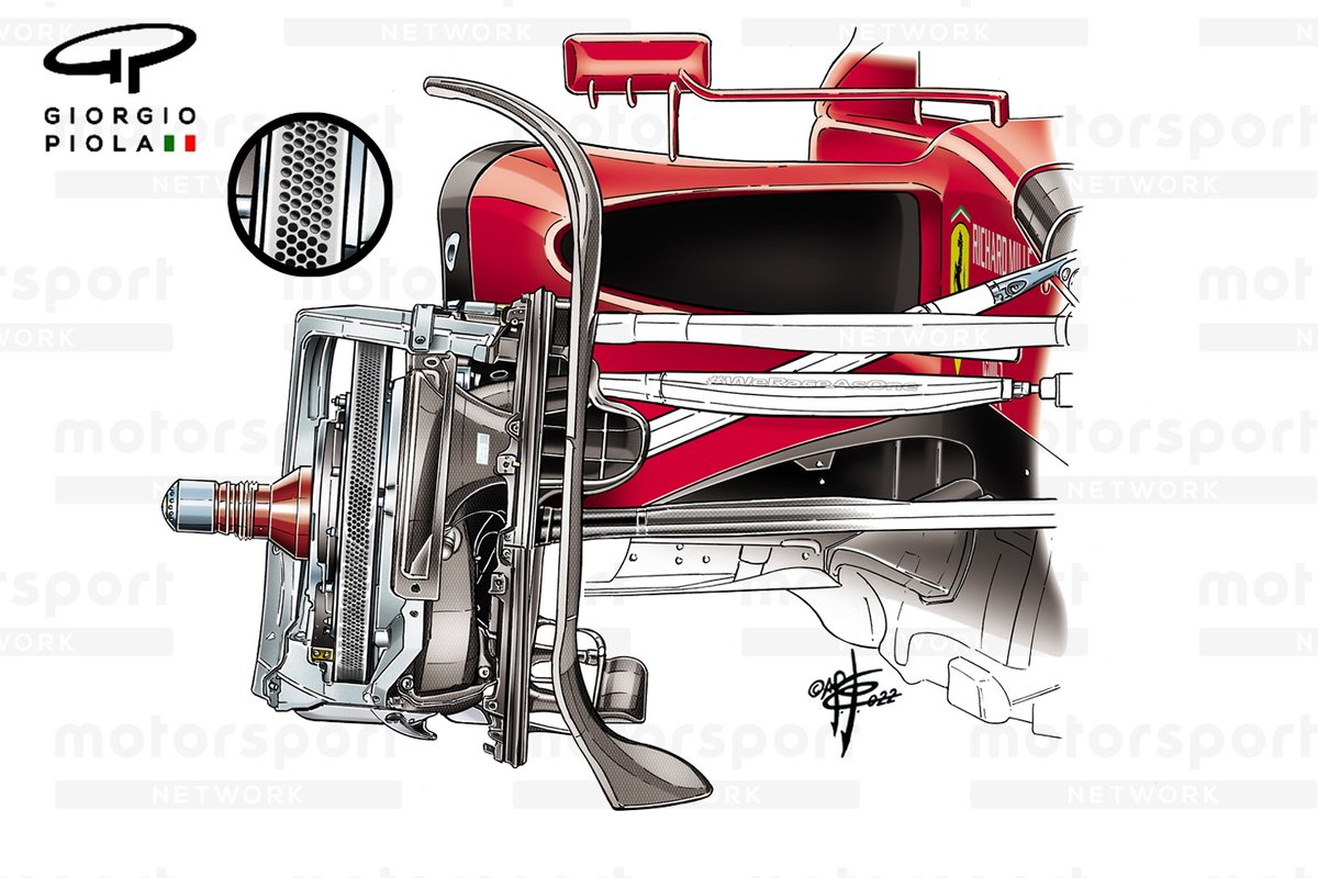 Ferrari F1-75 front brakes