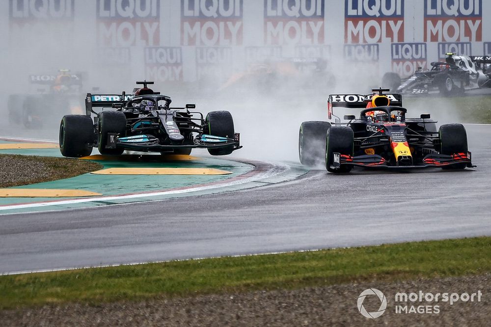 The elbows out move adopted by Verstappen on Hamilton at the first corner set the tone for their 2021 rivalry