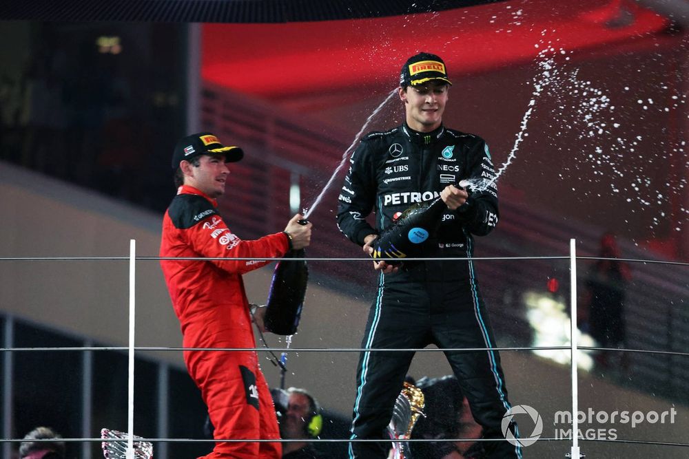 2023 proved a difficult second album for Russell with Mercedes, although he ended it on a high with Abu Dhabi podium
