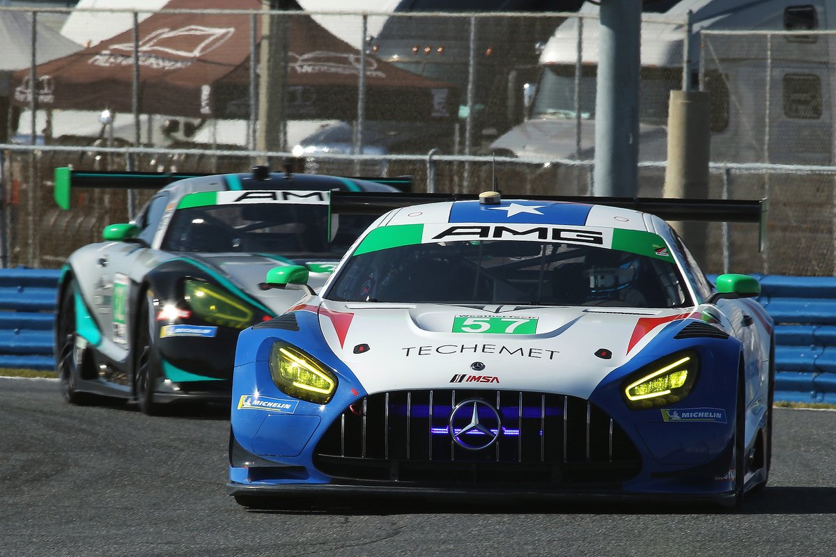 #57 Winward Racing Mercedes AMG GT3: Russell Ward, Philip Ellis, Lucas Auer, Indy Dontje