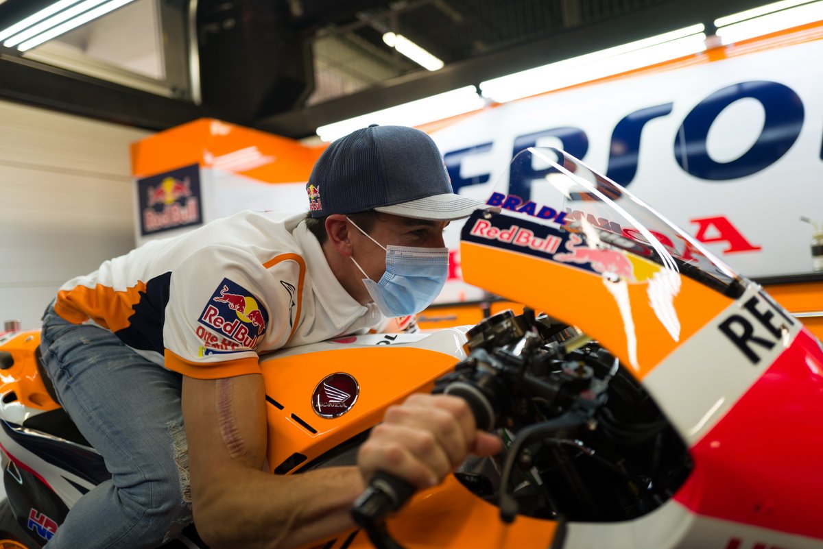 Marc Marquez has undergone four major operations on his arm since breaking it in 2020