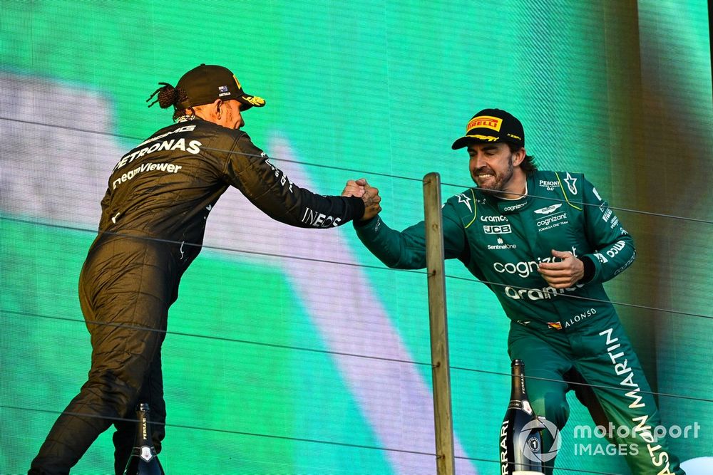 Without Verstappen and Red Bull in the title equation, Hamilton and Alonso would have been title rivals