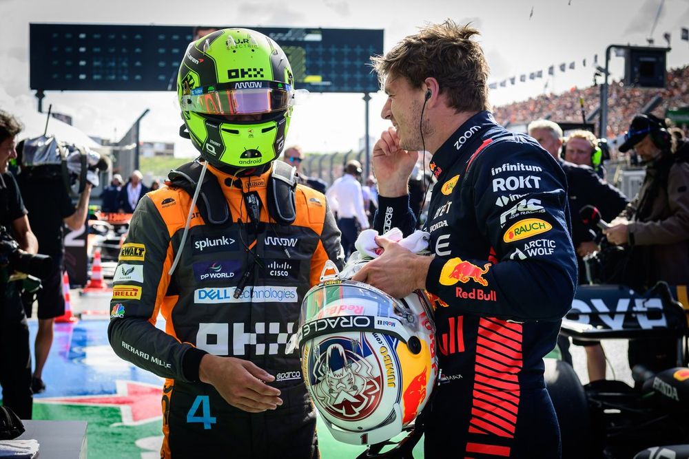 Lando Norris, McLaren, Max Verstappen, Red Bull Racing