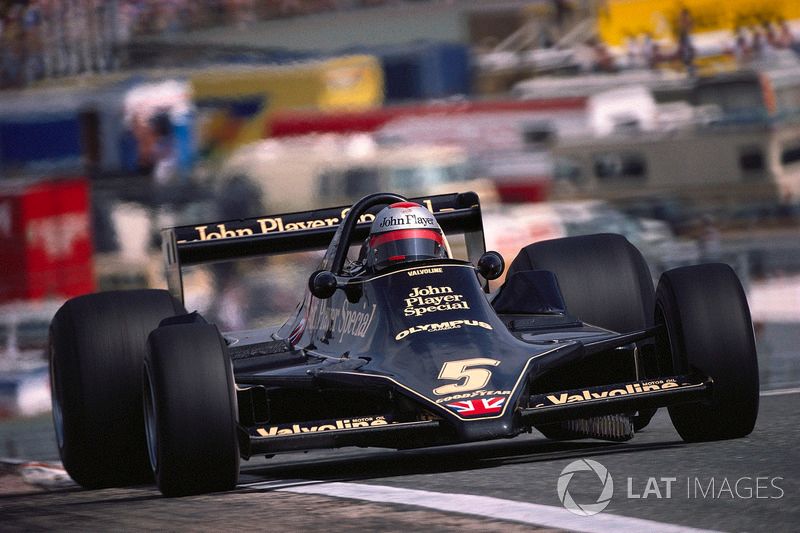 Mario Andretti in the new Lotus 79