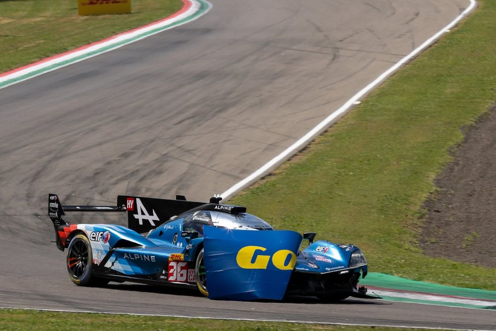 It was a bruising start for Alpine at Imola
