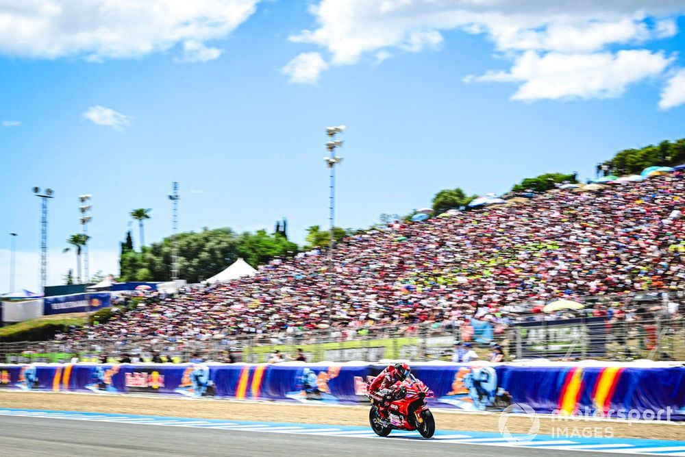 Bagnaia was full of praise for the Jerez crowd